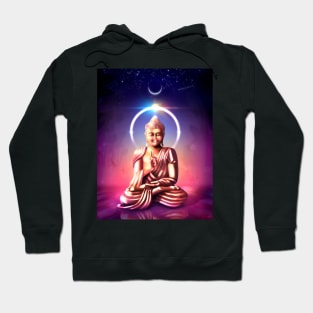 Buddha Under Ethereal Sky Hoodie